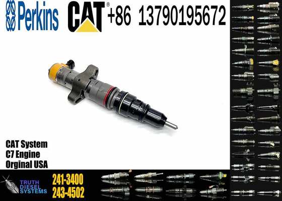 Factory Directly Supply New Common Rail Fuel Injector 241-3400 241-3400 10R-4763 for Caterpillar Engine C7