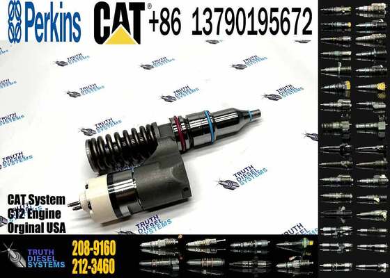 High Efficiency Quality Diesel Fuel Injector 208-9160 Common Rail Fuel Injector Engine Parts for CAT 3176 3196 C10 C12 Engines