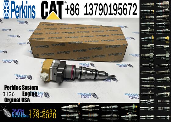 Diesel Fuel Injector for 3216 Excavator 3126E 3126B Common Rail Injector 178-6432 10R-9348 188-1320 10R-9237