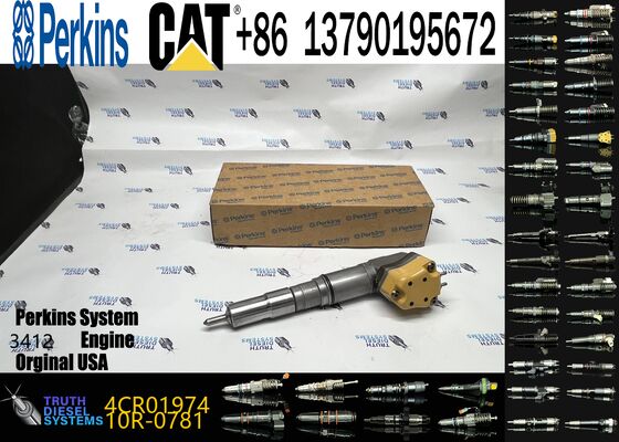 Excavator Parts Engine 3408 3412 Fuel Injector 4CR01974 169-7408 174-7527 222-5967 20R-0760 for Construction Machinery