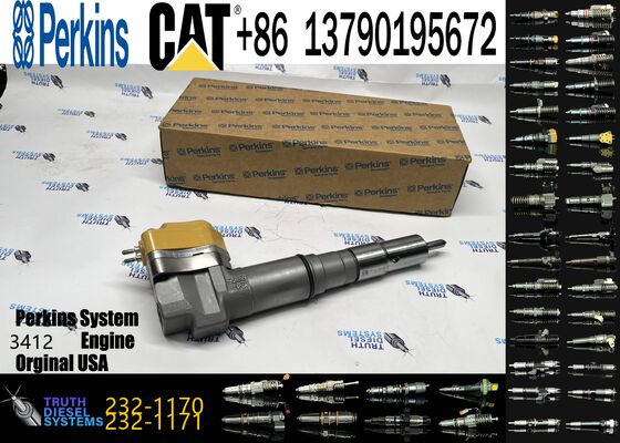High Quality Stainless Steel Diesel Injector Assembly for Engine 3412E Model Numbers 198-6877 204-2467 232-1170 232-1175
