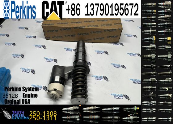 Common Rail Fuel Injector 250-1308 2501308 Injector Assembly 10R-1280 for erpillar 3508 3512 3516 3524 Diesel Engine
