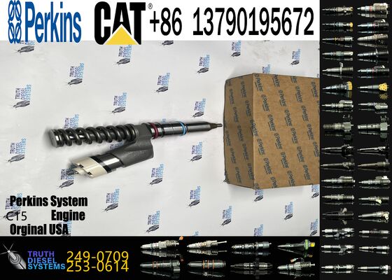 Genuine for Ccaterpillar Fuel Injector 249-0709 2490709 New Engine Part CAT C15 Diesel Engine Construction Machinery Equipment