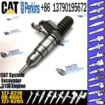 Diesel Fuel Injector 127-8218 1278218 0R-8684 0R8684 for CAT 3116 3126 Engine Excavator