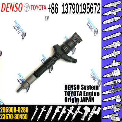 diesel fuel common rail injector 295900-0210 23670-30450 295900-0280 for Hilux 2KD for toyota