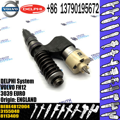 diesel fuel injector 3155040, 8113409, BEBE4B12001, BEBE4B12004 FOR VOL Trucks D12C340, D12C380, D12C420