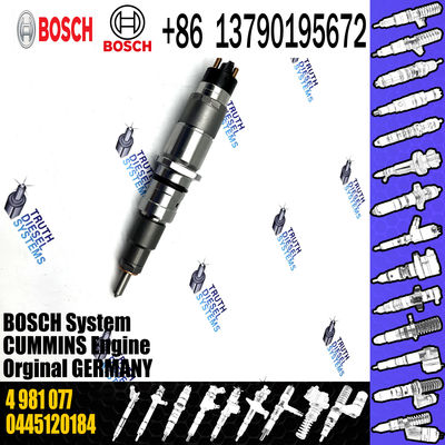 Common Rail Diesel Fuel Injector 0445120184 FOR CUMMINS 4981077 5253221 0445120071
