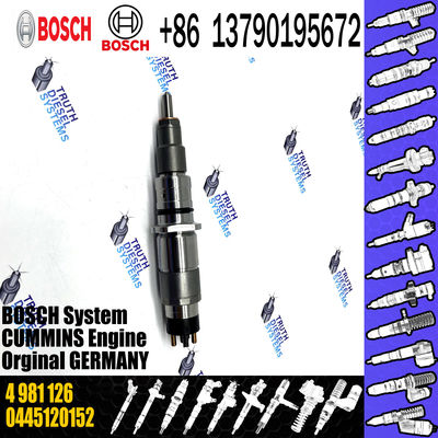 common rail injector 0445120252 5263315 for Cummins industrial engines diesel fuel injector 4981126 0445120252