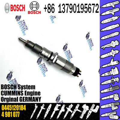 Common Rail Diesel Fuel Injector 0445120184 FOR CUMMINS 4981077 5253221 0445120071