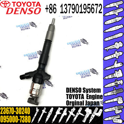 095000-7380 TOYOTA Fuel Injector Common Rail Injector For Toyota HIACE HILUX 2.5D