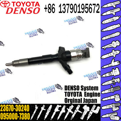 095000-7380 TOYOTA Fuel Injector Common Rail Injector For Toyota HIACE HILUX 2.5D
