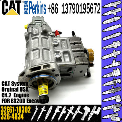 CAT Fuel Pump, CAT 312D C4.2 Fuel Injection Pump 3264634 326-4634 Diesel Pump 32E61-10302