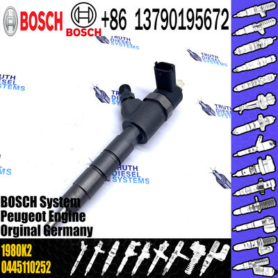 0445110252 0986435143 Fuel Injector 96565889 1980K2 1980LO For PEUGEOT 8H Engine