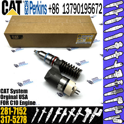 For Caterpillar Excavator C10 C12 Diesel Engine Fuel Injector 281-7152 INJECTOR 317-5278 20R0055