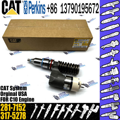 For Caterpillar Excavator C10 C12 Diesel Engine Fuel Injector 281-7152 INJECTOR 317-5278 20R0055