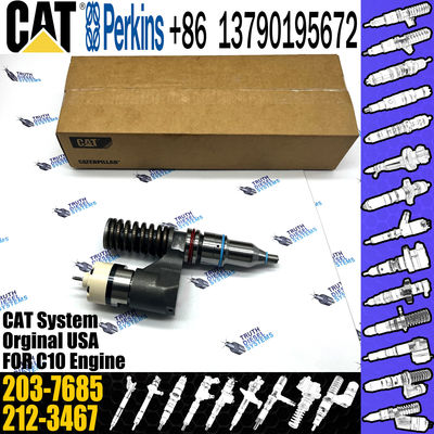 C10 Fuel Injector Assembly 203-7685 212-3467 212-3468 350-7555 317-5278 161-1785 10R-0967 10R-1259 10R-1258