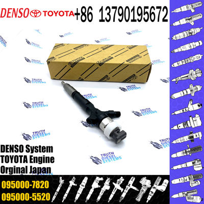 Common Rail Inyectores Diesel Auto Engine Systems Fuel Diesel Injector 23670-39265 095000-7820 For Toyota 1KD-FTV