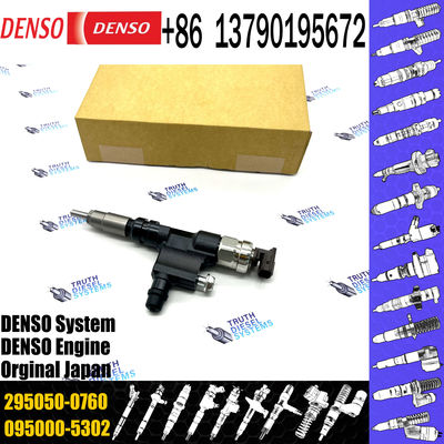 Common Rail Fuel Injector 295050-0760 For HINO N04C EURO4 Dutro 300 Series 23670-E0380 Excavator