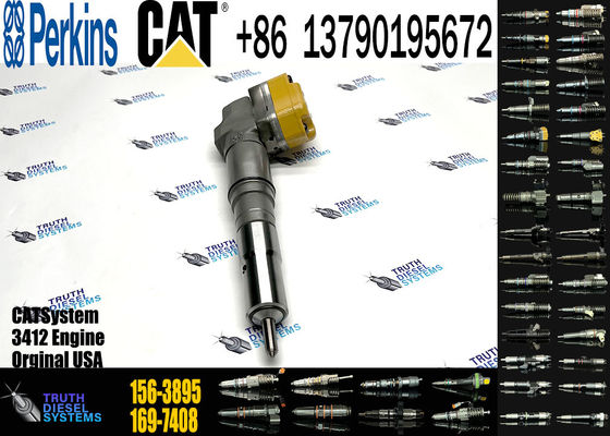 1563895 1697408 Engine Parts Fuel Injector 156-3895 169-7408 171-9704 For CAT Caterpillar 3412 1719704 engine