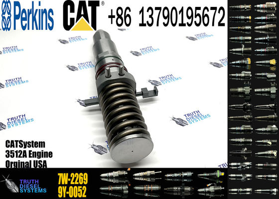 7E-6408 Common Rail Fuel Injector for Caterpillar 3508 3512 3516 7W-2269 Injection Assembly 7E6408 7W2269