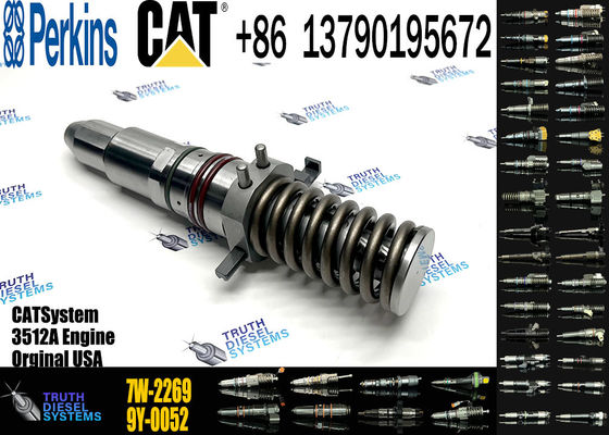 7E-6408 Common Rail Fuel Injector for Caterpillar 3508 3512 3516 7W-2269 Injection Assembly 7E6408 7W2269