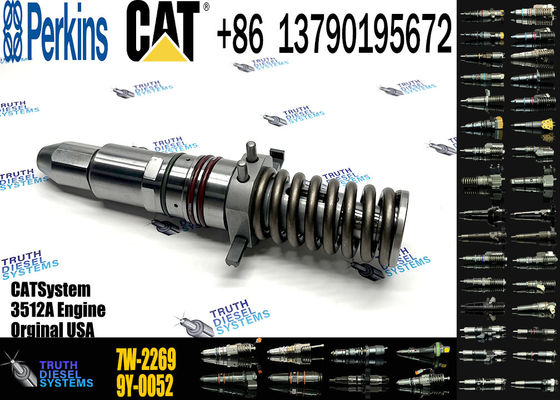 7E-6408 Common Rail Fuel Injector for Caterpillar 3508 3512 3516 7W-2269 Injection Assembly 7E6408 7W2269