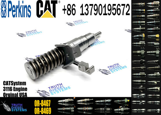 Diesel Common Rail Injector Compatible For Caterpillar Cat 3114 3116 3126 Engine Fuel Injector 0R8467 0R-8467 127-8220 1278220