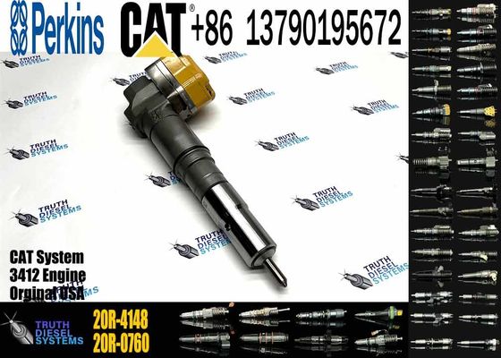 Engine diesel fuel Injector 174-7526 20R-4148 179-6020 or engine 3412E injector 179-6020 174-7526 For excavator 3412