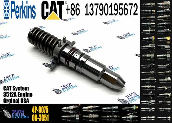 Construction Machinery Parts Common Rail Diesel Fuel Injectors 4P-9077 0R-2925 4P-9076 0R-2921 4P-9075 0R-3051 7E-6408 0R-3052