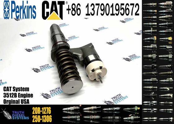 Construction Excavator 20R-1276 392-0214 Engine Spare Parts 3508 3512 3516 Fuel Injector 20R1276 3920214 For Caterpillar