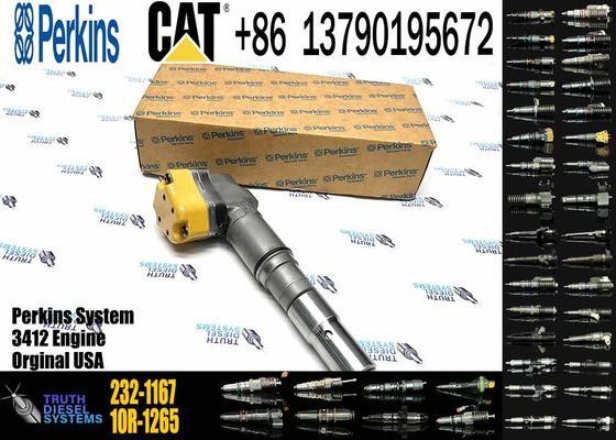 3412E Fuel Injector 232-1167 2321167 1986877 1535938 1747527 for TRUCK 771D 775D TRACTOR 631E 651E 657E