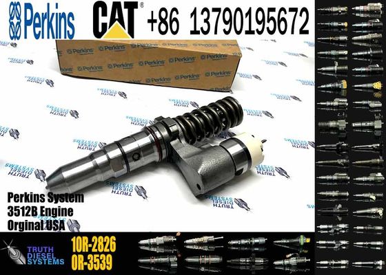 Common Rail Fuel Injector 249-0746 10R-2826 10R-2827 CAT 3512B Injector for Caterpillar Machinery Diesel Engine Parts