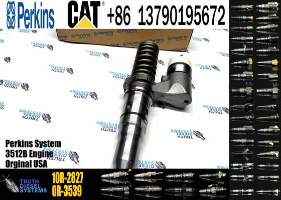 Common Rail Fuel Injector 249-0746 10R-2826 10R-2827 CAT 3512B Injector for Caterpillar Machinery Diesel Engine Parts