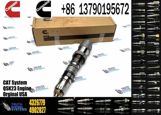 Common Rail Injector Fuel Injecto 4326779 4928346 4928349 for QSK23 Excavator QSK23 QSK45 QSK60