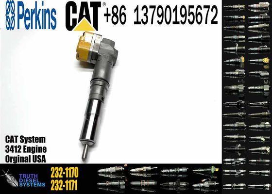Diesel Common Rail Fuel Injector 232-1171 Rebuild Spare Parts Injection Nozzle 10R-1267 232-1183 232-1171