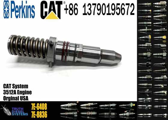 Excavator Parts Fuel Injector 7E-6408 0R-3052 7E6408 0R3052 Diesel Nozzle Injector 3512 3516 3508 Engine