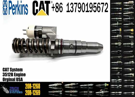 Common Rail Fuel Injector 392-0204 20R-1268 CAT 3508 3512 3516 Injector for Caterpillar Machinery Diesel Engine Parts
