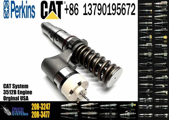 Excavator Parts 392-0225 Fuel Injector 3920225 20R-3247 20R3247 for CAT 3508B 3512B 3516B 3512C 3516C