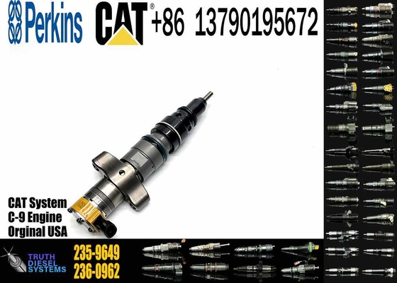 235-9649 Fuel Injector 235-9649 Excavator Parts Injector 553-2592 328-2577 387-9437 20r-9433 235-5261 For Cat C9 Engine