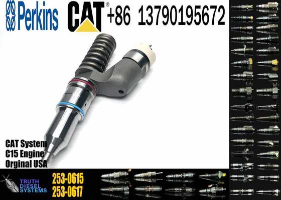 Original New Caterpillar Fuel Injector 618-0750 253-0615 6180750 2530615 Universal Genuine New Cat Injector for C15 C32 Engine