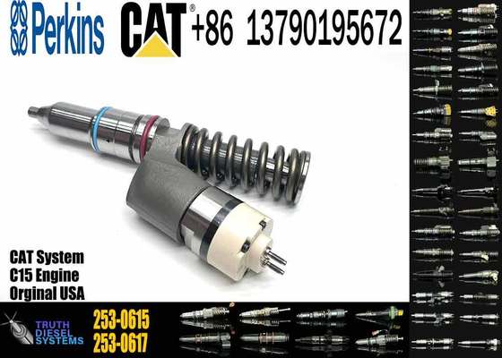 Original New Caterpillar Fuel Injector 618-0750 253-0615 6180750 2530615 Universal Genuine New Cat Injector for C15 C32 Engine