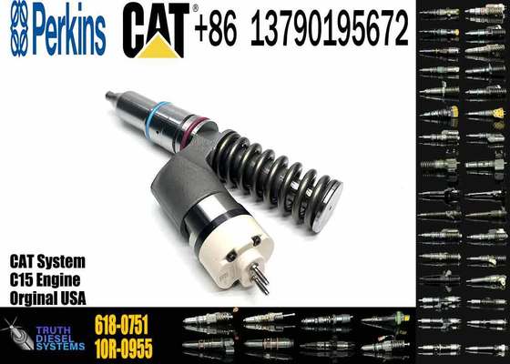 1 Year Warranty New-tec Factory Sale 374-0751 30R-0004 618-0751 20R-2285 Excavator Fuel Injector for CAT C27 100% Test