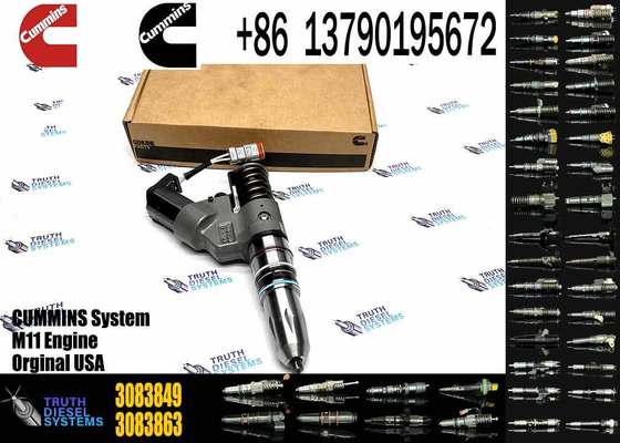 QSM ISM M11 Diesel Engine Parts 3083849 3411756 Fuel Injector for Cummins