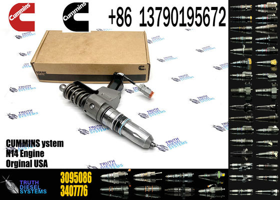High Quality New Common Rail Diesel Injector Auto Parts Injector 3095086 Compatible with Cummins N14 Engine Injection Valves