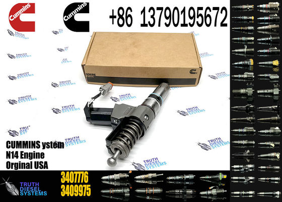 Common Rail Fuel Injector 3407776 3087807 3411385 341176 3409975 for Cummins QSN14 N14 Engine Excavator Parts