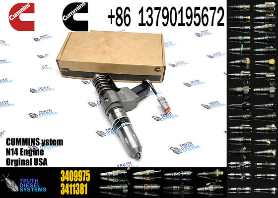 Common Rail Fuel Injector 3407776 3087807 3411385 341176 3409975 for Cummins QSN14 N14 Engine Excavator Parts