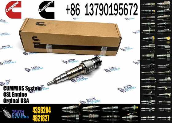 High Quality Diesel Engine Injector 4359204 4327072 4307414 Fuel Injector Model 430-7414 for QSL Excavator QSL9.3 ISCE Engine 6L