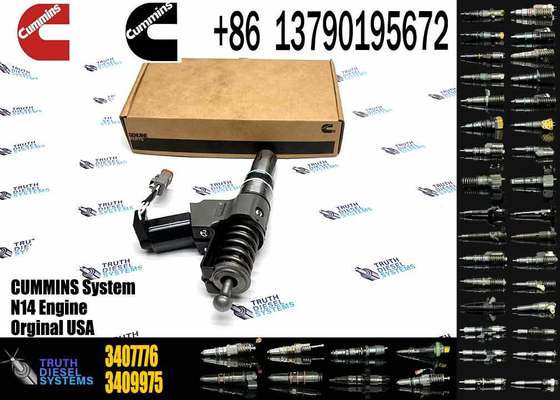 Common Rail Fuel Injector 3407776 3087807 3411385 341176 3409975 for Cummins QSN14 N14 Engine Excavator Parts