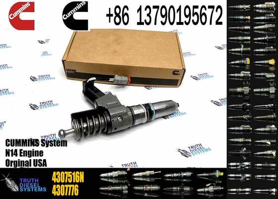 New Construction Machinery Fuel Injector Parts for CUMMINS Diesel Engine Compatible Models N14 4307516N 3411767T 3407776 3087807