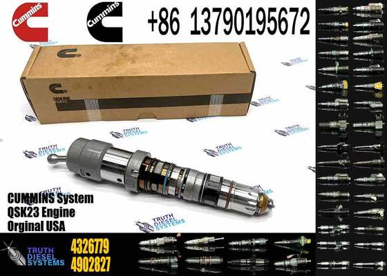 Common Rail Injector Fuel Injecto 4326779 4928346 4928349 for QSK23 Excavator QSK23 QSK45 QSK60